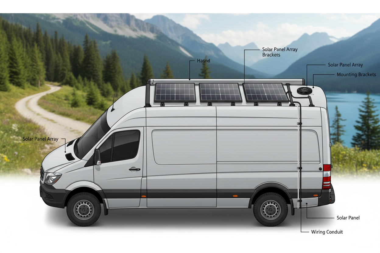 Panneau Solaire Fourgon & Optimisation CaravanSwitch