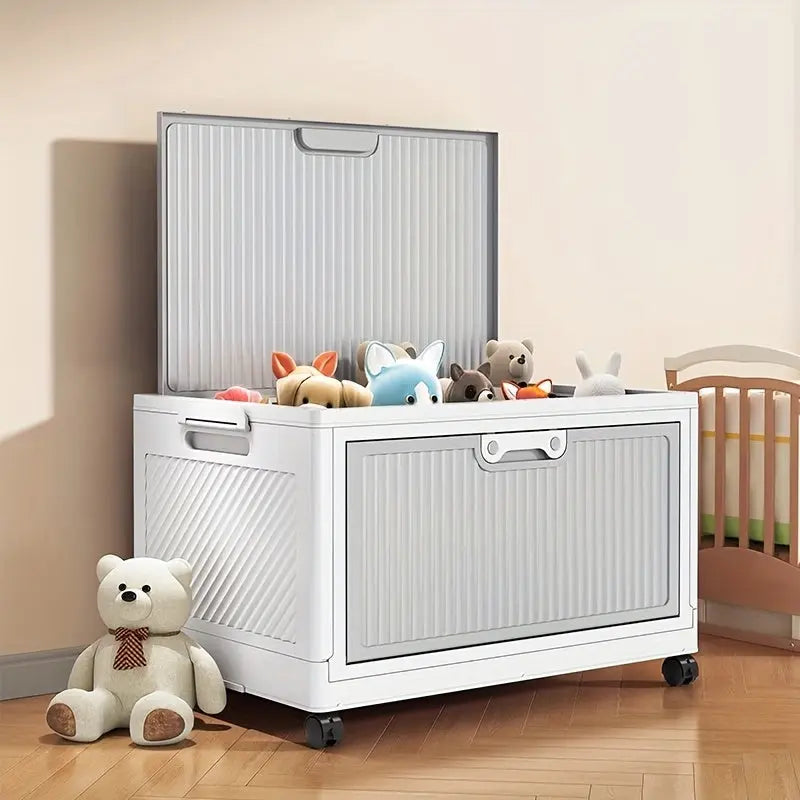 Boîte de rangement pliable avec couvercle et roulettes CaravanSwitch