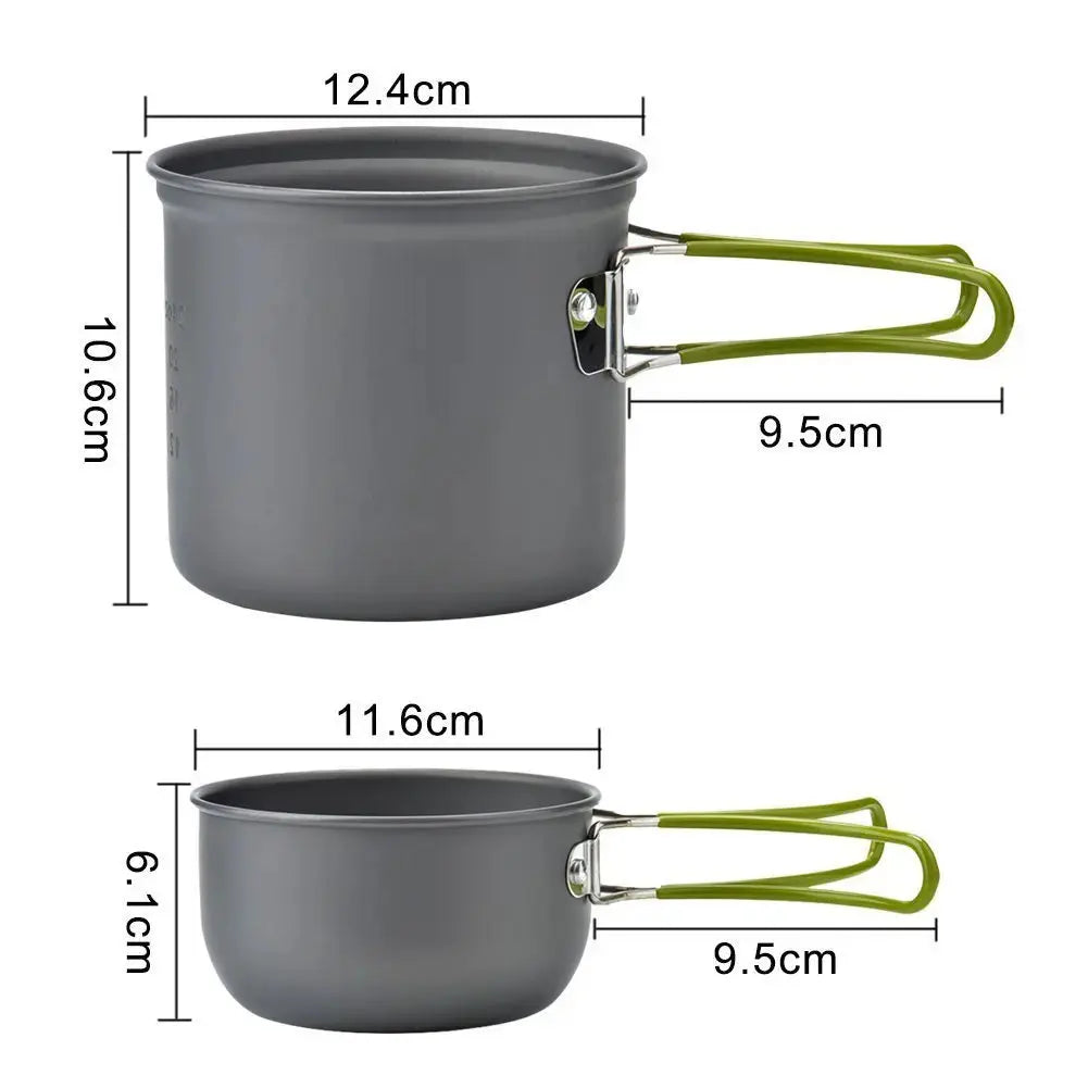 Collection d’ustensiles de cuisine pour le camping CaravanSwitch
