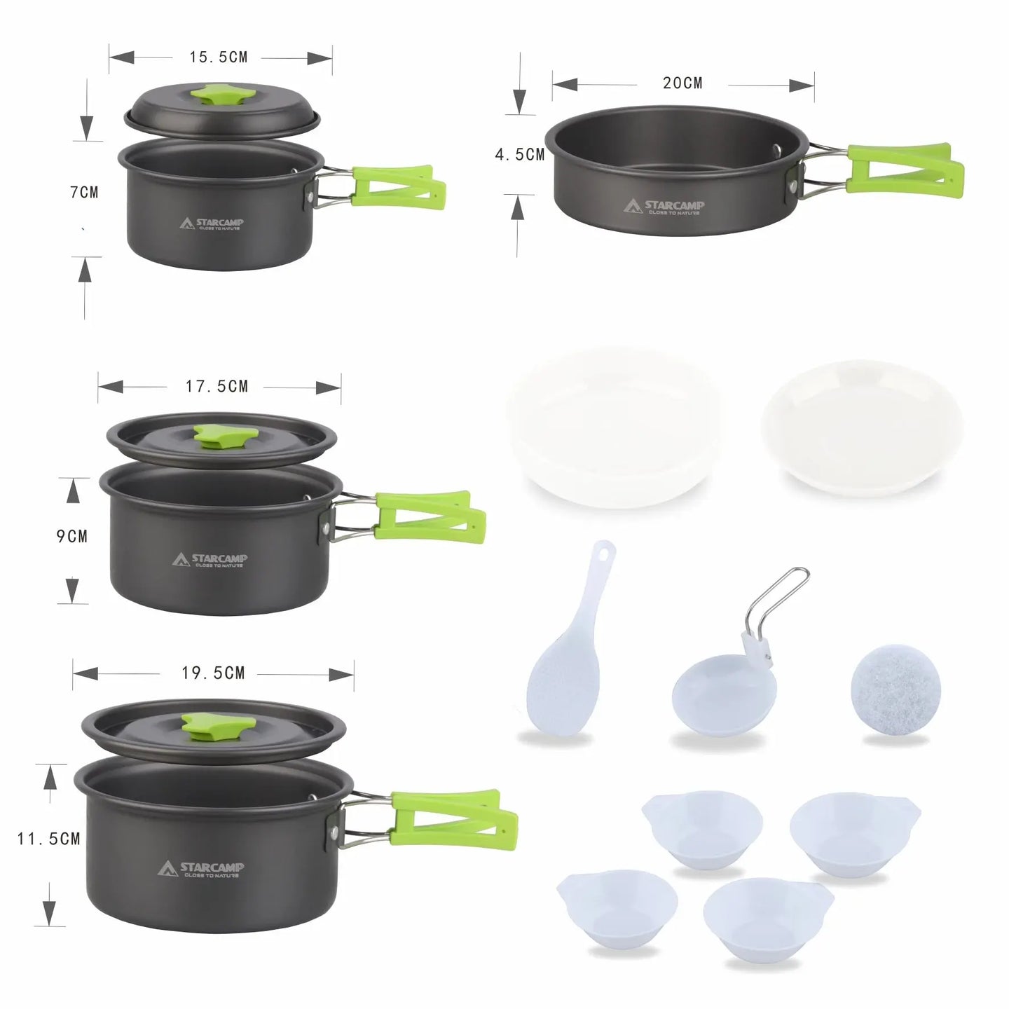 Set de casseroles et poêles STARCAMP CaravanSwitch