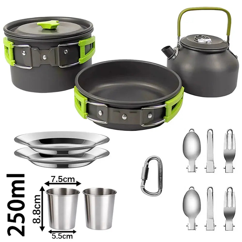 Ensemble de cuisine de Camping CaravanSwitch