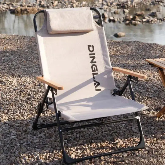 KRC CAMP – Chaise de camping réglable avec oreillers amovibles CaravanSwitch