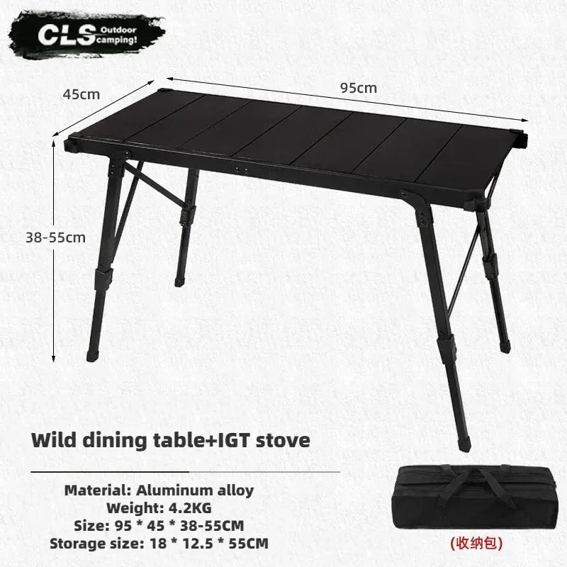 Table pliante IGT MOUNTAINHIKER en aluminium – Camping, vanlife & festivals CaravanSwitch