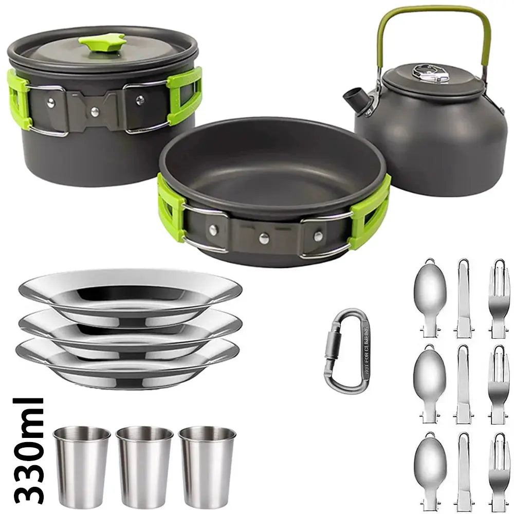 Ensemble de cuisine de Camping CaravanSwitch