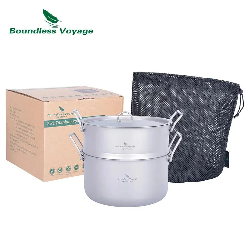 Boundless - Casserole de Randonnée Portable Légère CaravanSwitch