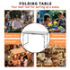 Table pliante 4 pieds – Ton spot repas portable CaravanSwitch