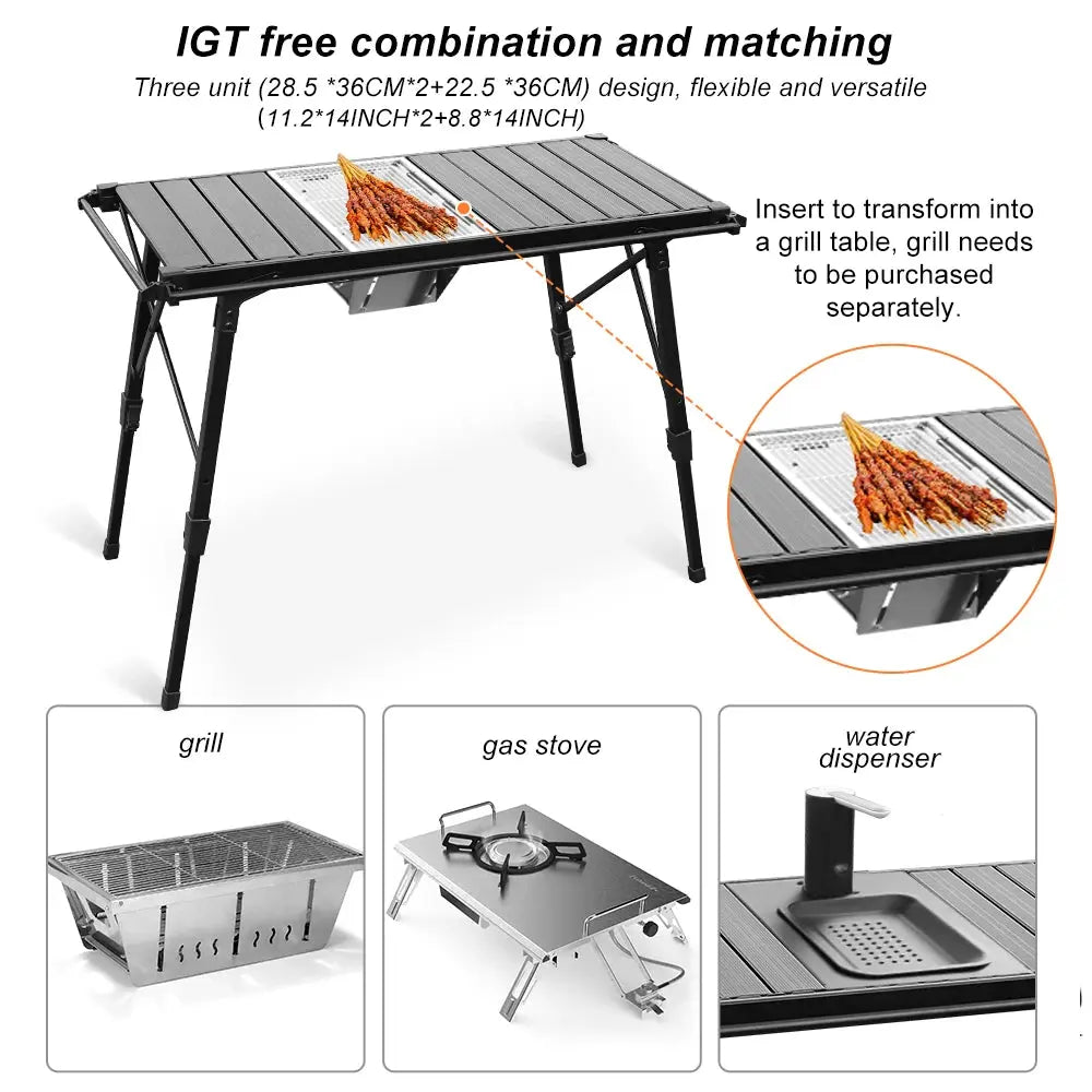 Table à manger sauvage IGT – Ton spot repas nomade CaravanSwitch