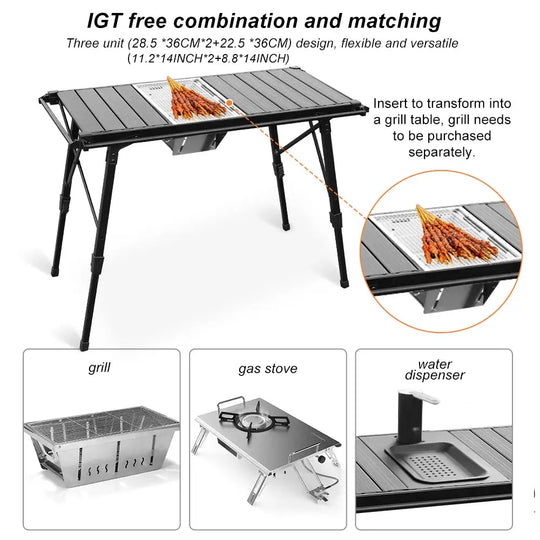 Table à manger sauvage IGT – Ton spot repas nomade CaravanSwitch