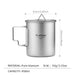 Tasse portable Tiartisan en titane CaravanSwitch