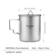 Tasse portable Tiartisan en titane CaravanSwitch