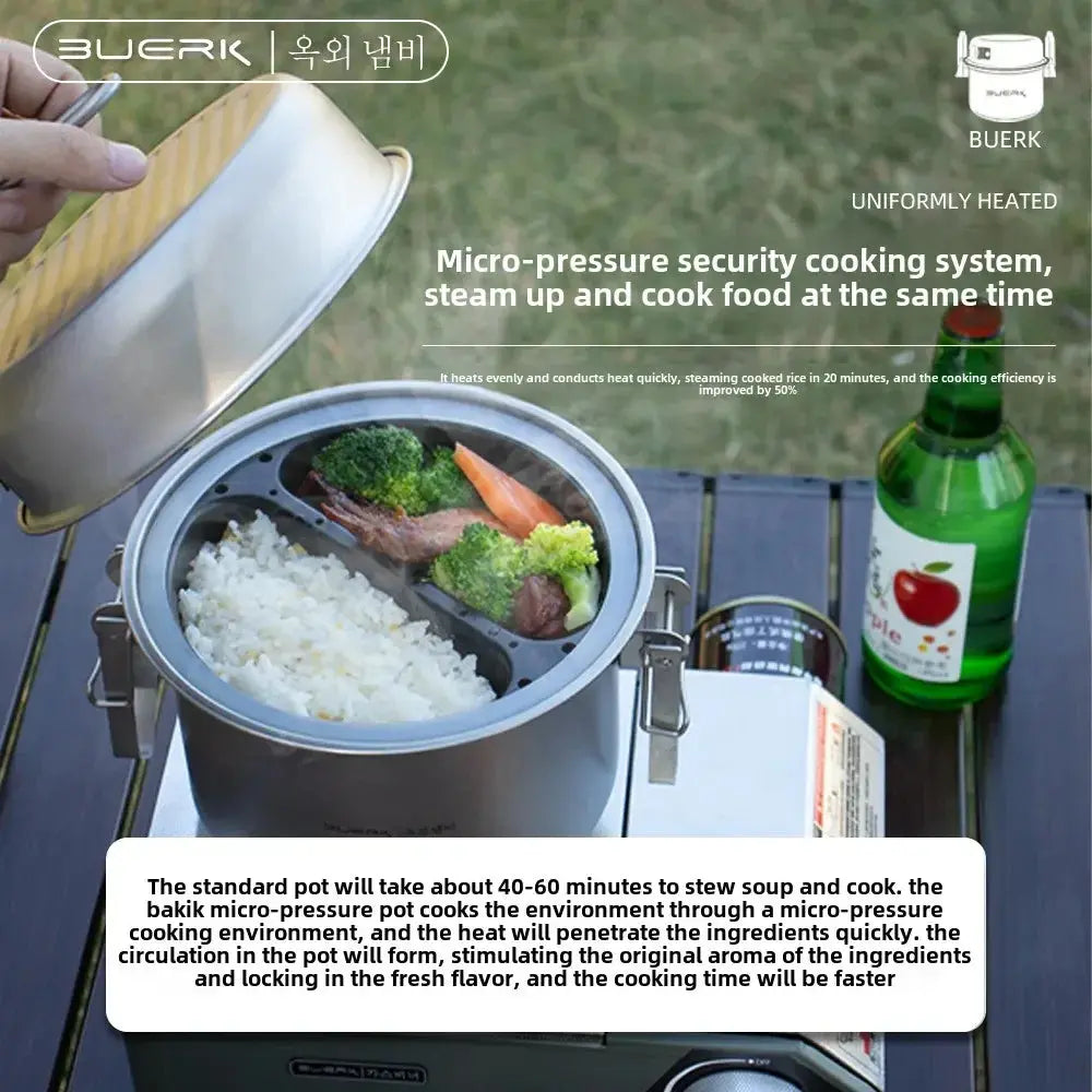 Marmite à vapeur et à frire ShineTrip CaravanSwitch