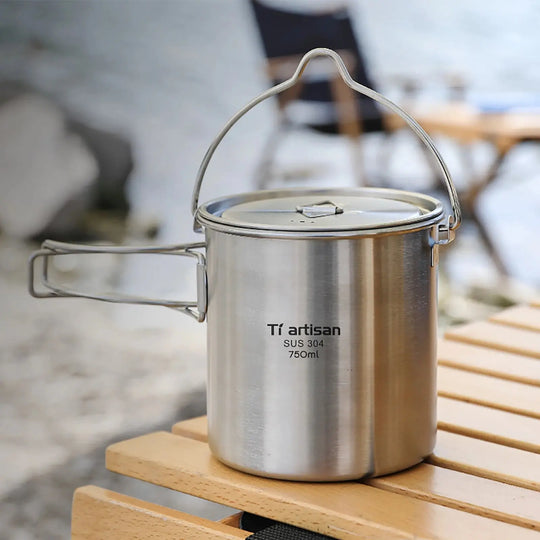 Pot suspendu en acier inoxydable de 750ml CaravanSwitch