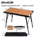 Table pliante IGT MOUNTAINHIKER en aluminium – Camping, vanlife & festivals CaravanSwitch
