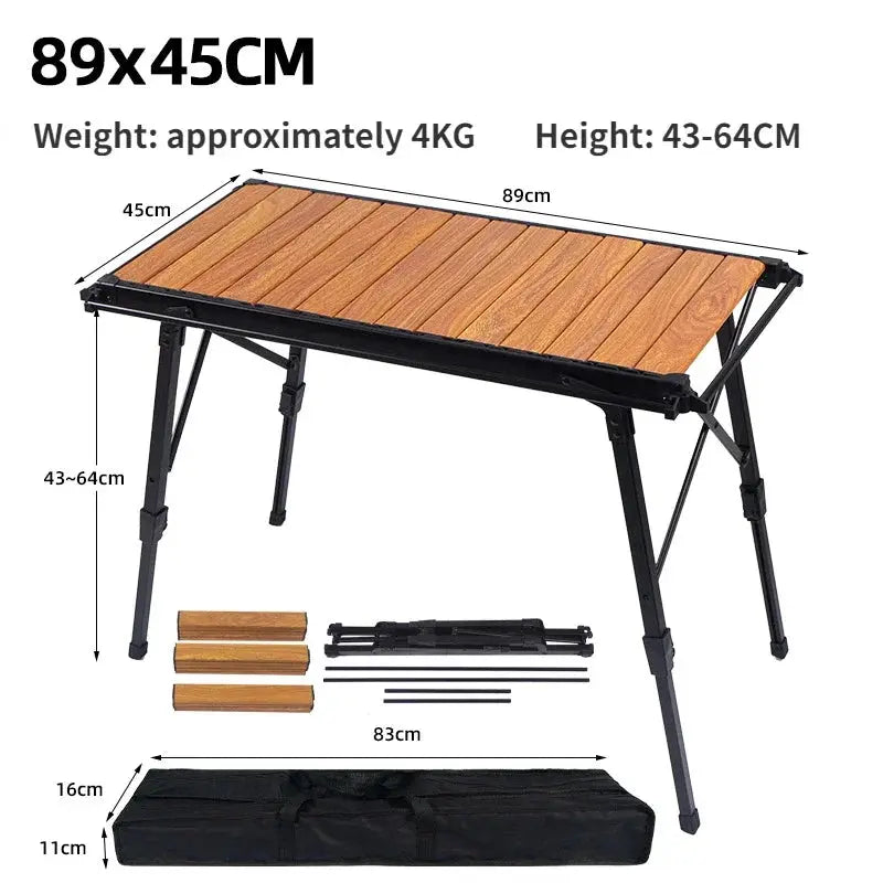 Table pliante IGT MOUNTAINHIKER en aluminium – Camping, vanlife & festivals CaravanSwitch