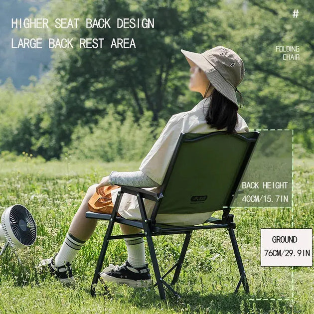 BISINNA – Chaise de camping pliante portable CaravanSwitch