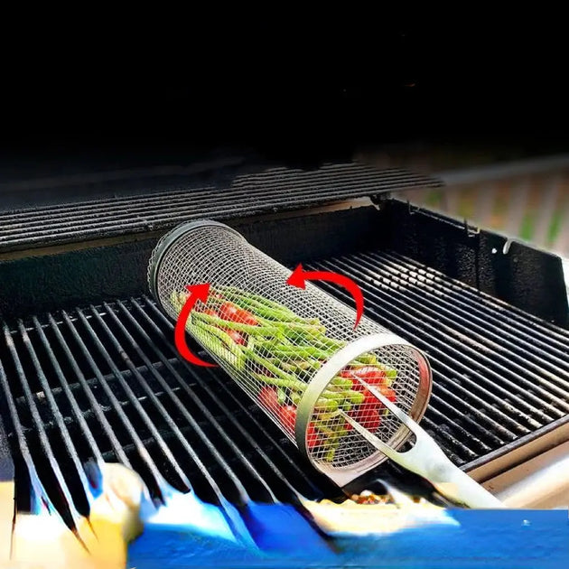 Panier rotatif pour barbecue CaravanSwitch