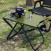 Table de camping pliable en acier au carbone – Légère et polyvalente CaravanSwitch