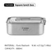 Boîte à bento Tiartisan en titane pur CaravanSwitch
