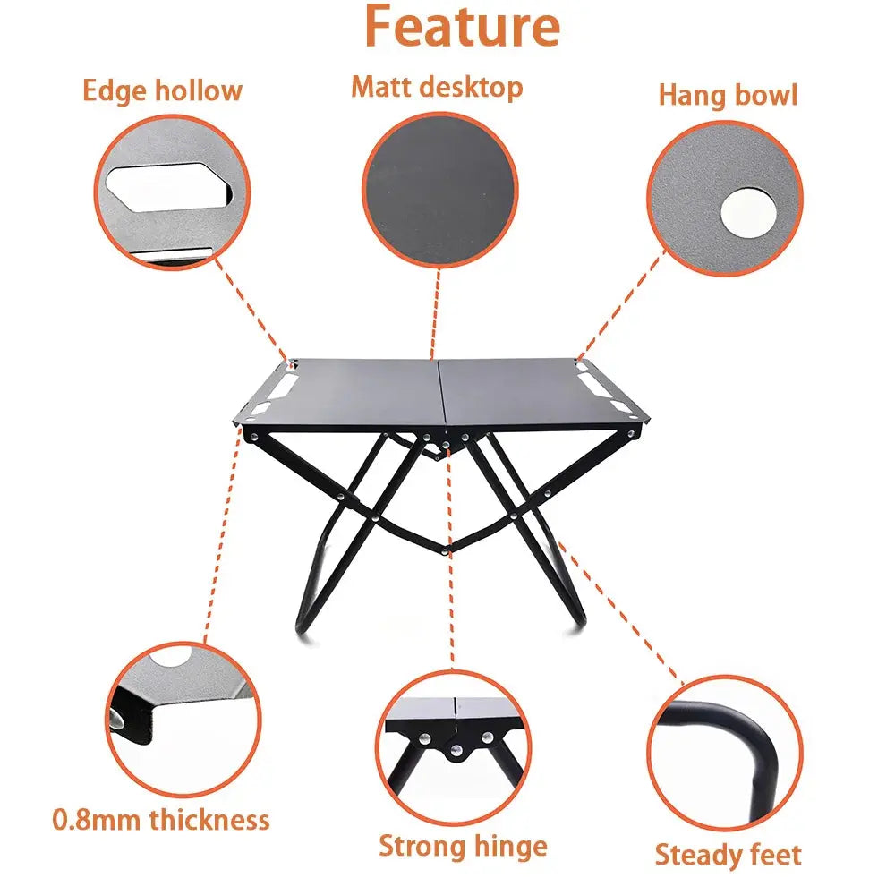 Table pliante IGT RESISTLAND – Portable et pratique CaravanSwitch