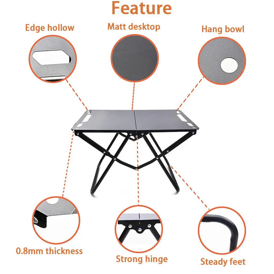 Table pliante IGT RESISTLAND – Portable et pratique CaravanSwitch