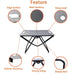 Table pliante IGT RESISTLAND – Portable et pratique CaravanSwitch