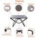 Table pliante IGT RESISTLAND – Portable et pratique CaravanSwitch