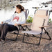 KRC CAMP – Chaise de camping réglable avec oreillers amovibles CaravanSwitch