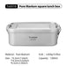 Boîte à bento Tiartisan en titane pur CaravanSwitch