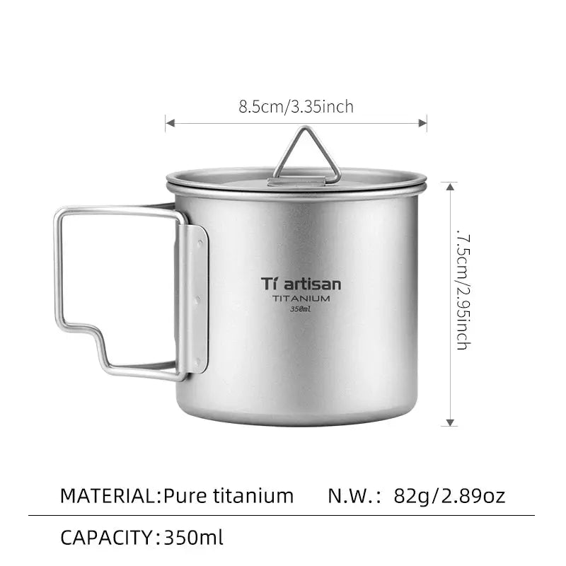 Tasse portable Tiartisan en titane CaravanSwitch