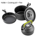 Ensemble de cuisine de Camping CaravanSwitch
