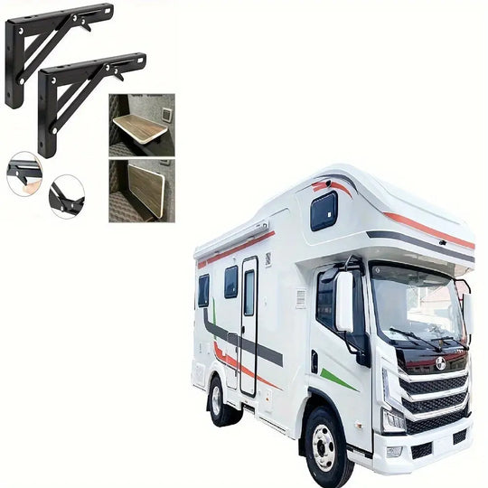 Support pliant en acier inoxydable – Robuste et peu encombrant CaravanSwitch