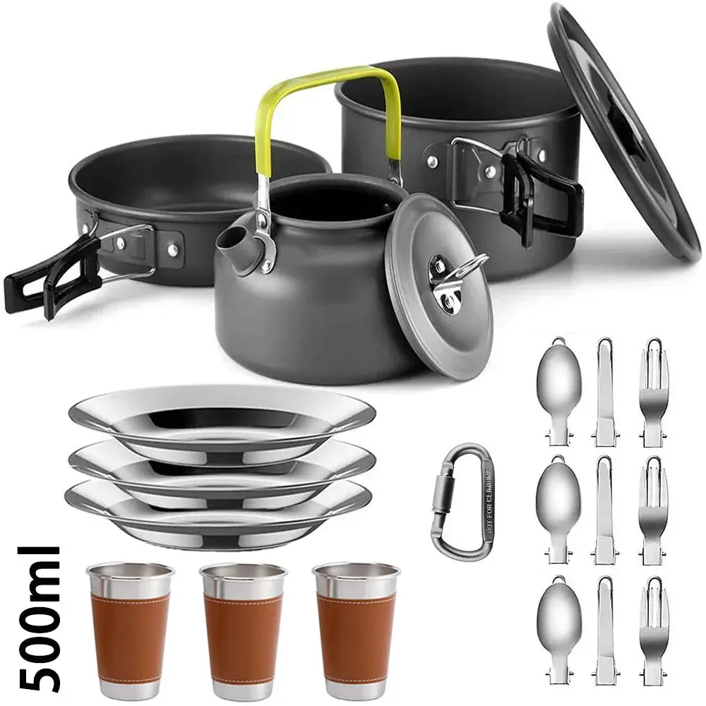 Ensemble de cuisine de Camping CaravanSwitch