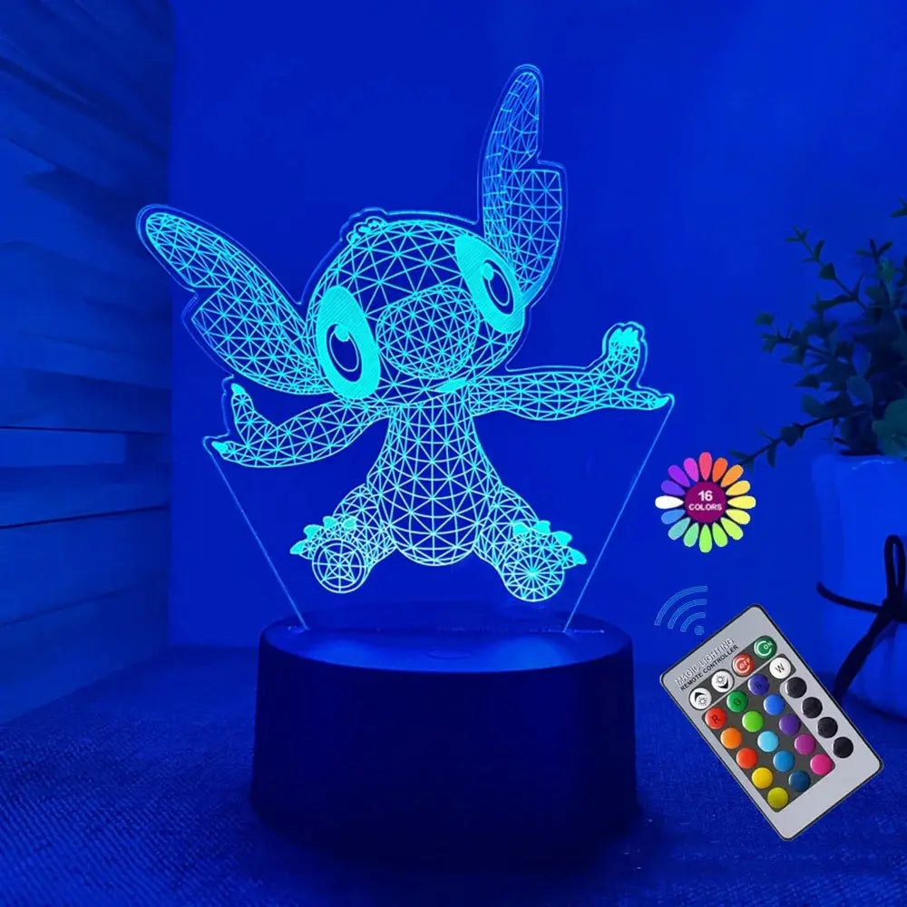 Veilleuse 3D Smart Touch - Stitch CaravanSwitch