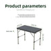 Table pliante de camping avec tabouret télescopique – Tout-en-un et portable CaravanSwitch