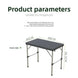 Table pliante de camping avec tabouret télescopique – Tout-en-un et portable CaravanSwitch
