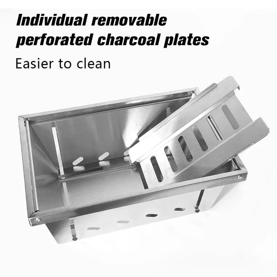 Barbecue de Camping Portable en Acier Inoxydable CaravanSwitch