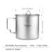 Tasse portable Tiartisan en titane CaravanSwitch