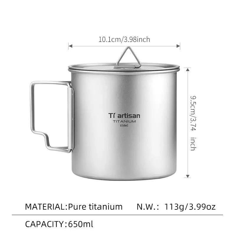 Tasse portable Tiartisan en titane CaravanSwitch