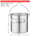 Pot suspendu en acier inoxydable de 750ml CaravanSwitch