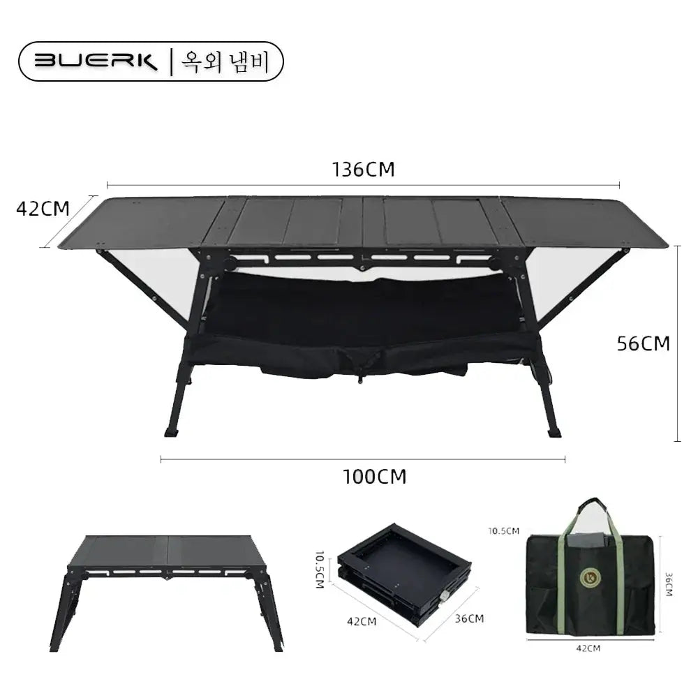 BUERK IGT – Table pliante modulaire pour camping & vanlife CaravanSwitch