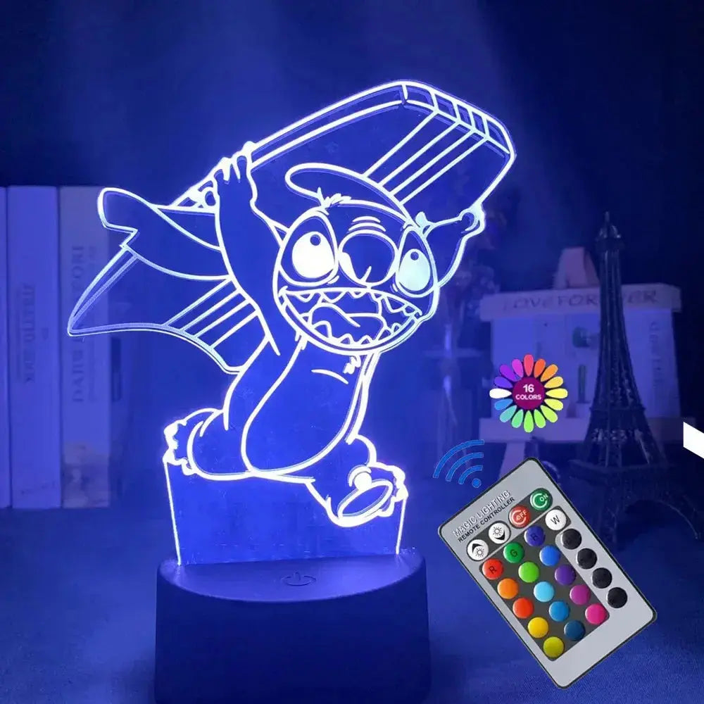 Veilleuse 3D Smart Touch - Stitch CaravanSwitch