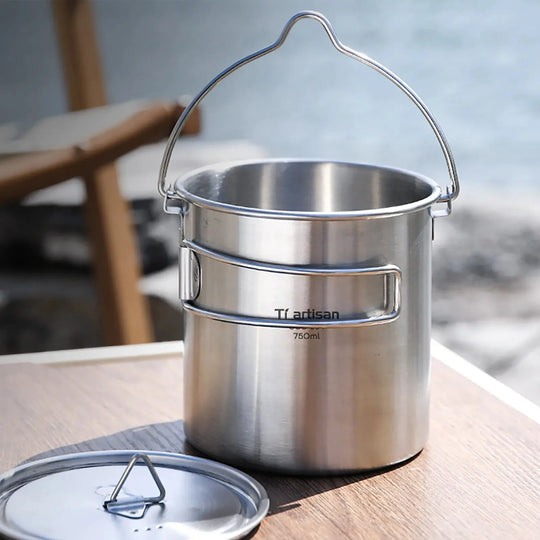 Pot suspendu en acier inoxydable de 750ml CaravanSwitch