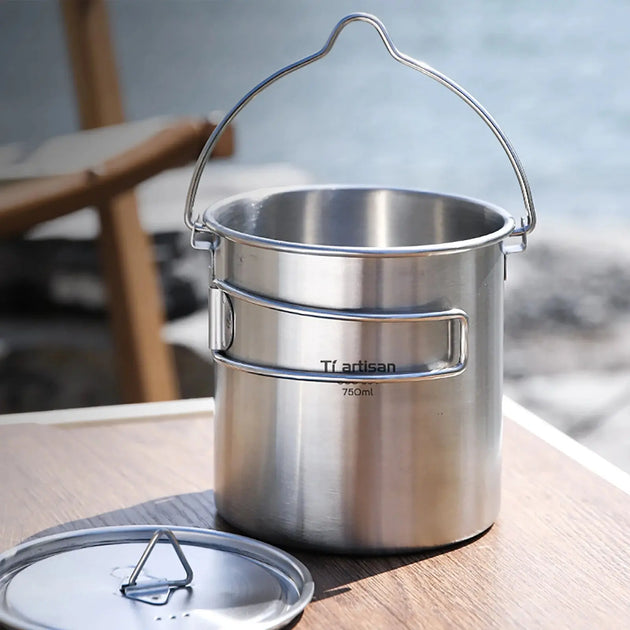 Pot suspendu en acier inoxydable de 750ml CaravanSwitch