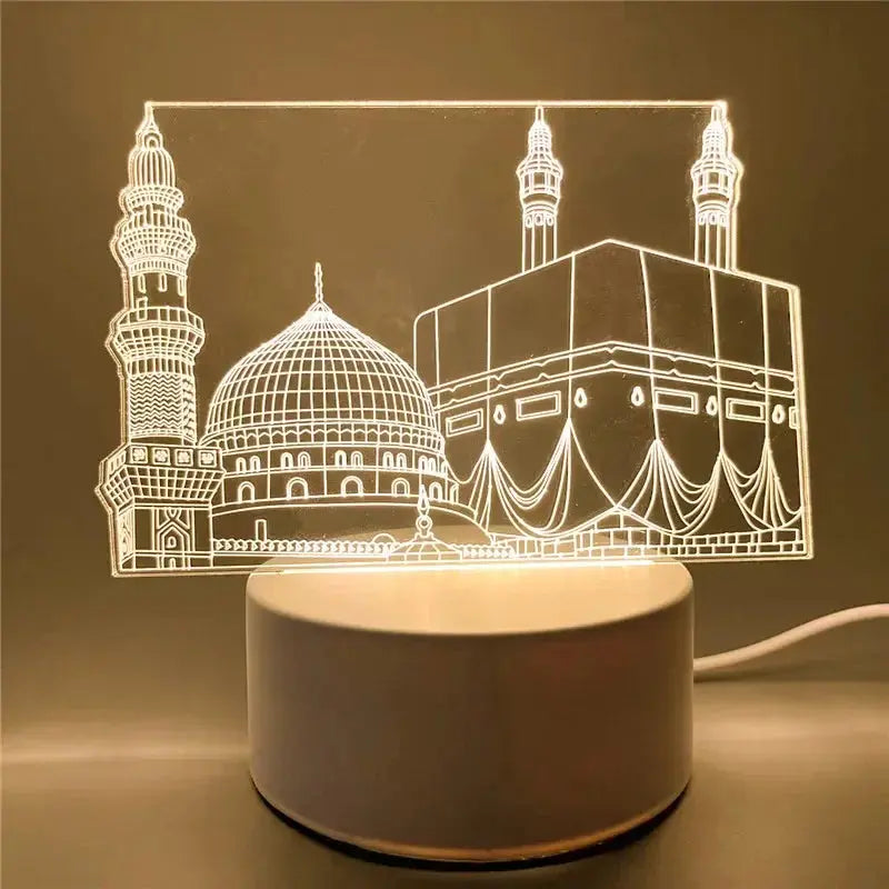 Veilleuse 3D Eid Mubarak CaravanSwitch