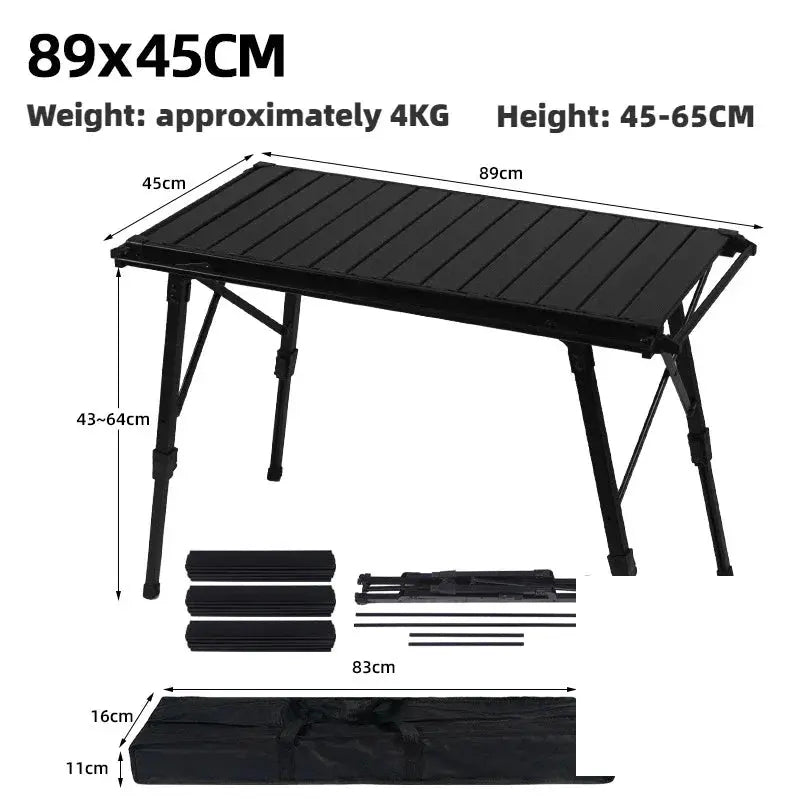 Table pliante IGT MOUNTAINHIKER en aluminium – Camping, vanlife & festivals CaravanSwitch