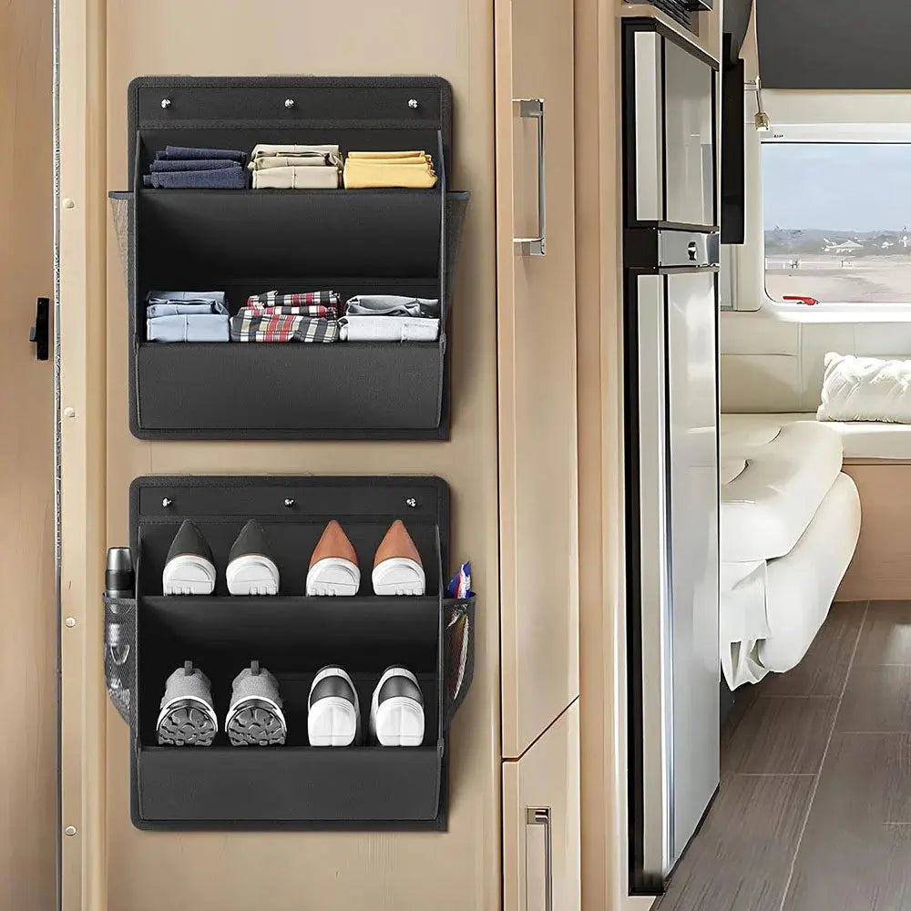 Organisateur suspendu au-dessus de la porte – Range tes chaussures sans galérer CaravanSwitch