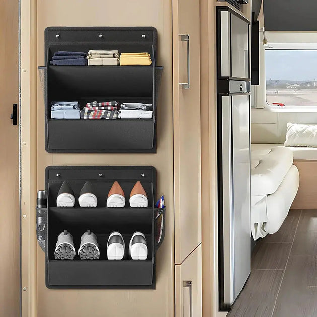 Organisateur suspendu au-dessus de la porte – Range tes chaussures sans galérer CaravanSwitch