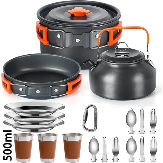 Ensemble de cuisine de Camping CaravanSwitch